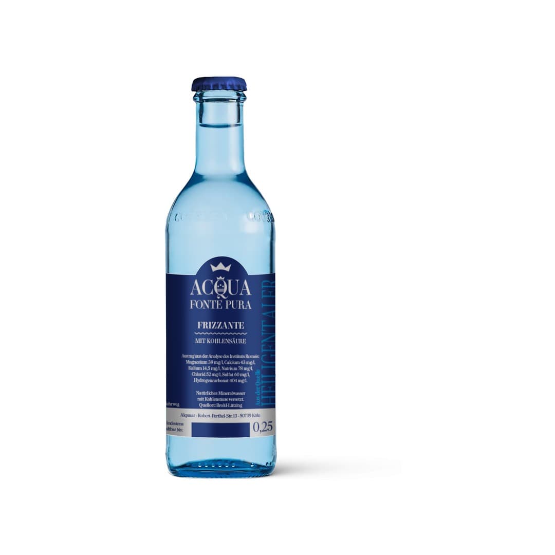 Acqua Fonte Pura Frizzante 0,25l 24er Kiste