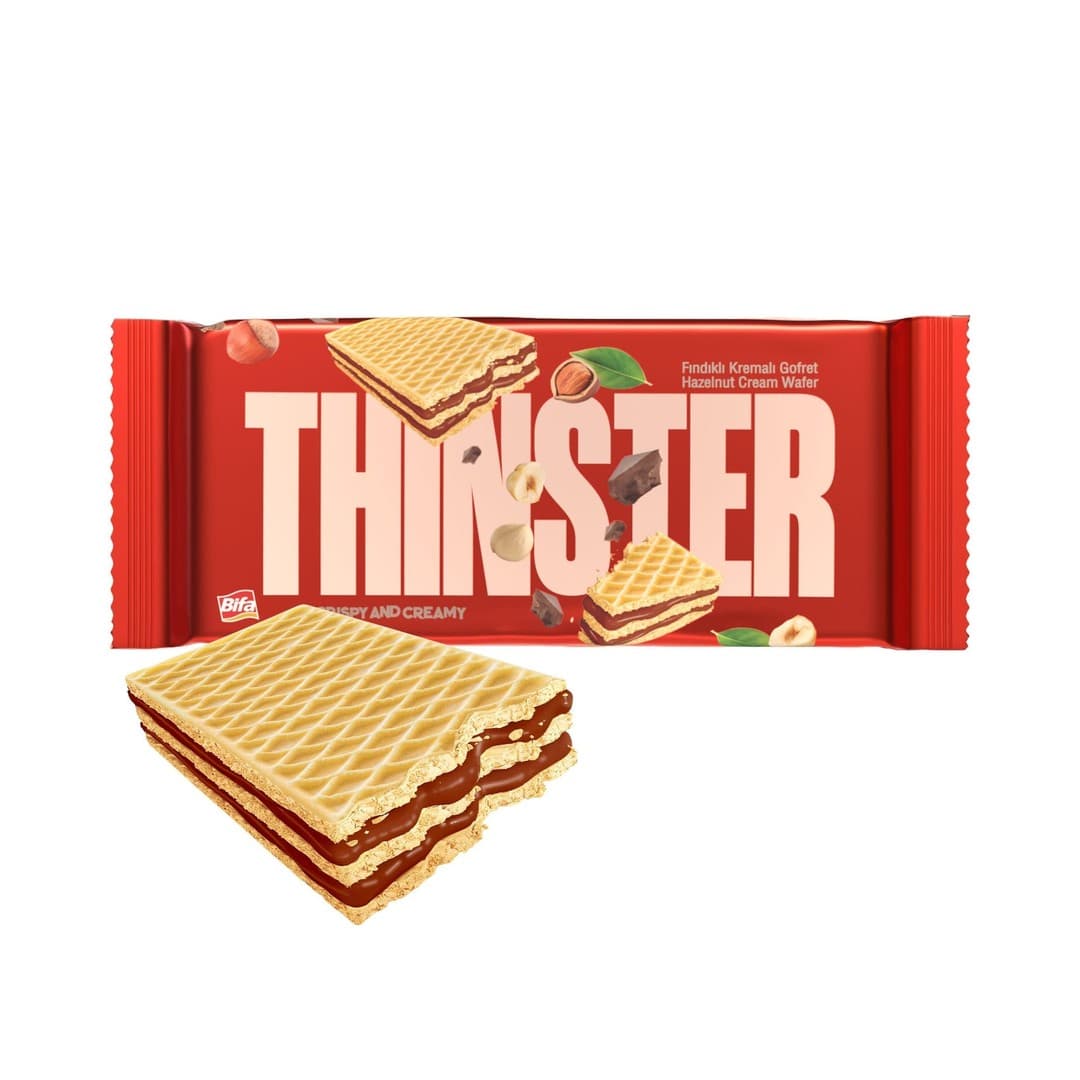 BIFA Thinster Wafer Strawberry Cream 142g