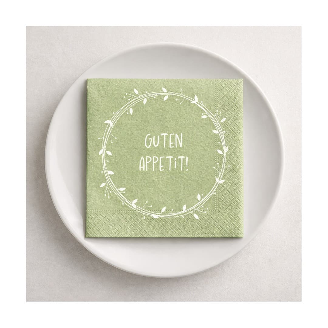 LINA´S Servietten mit Motiv Guten Apetitt Asia" 40x40cm 3-lagig 50St - ASIA"